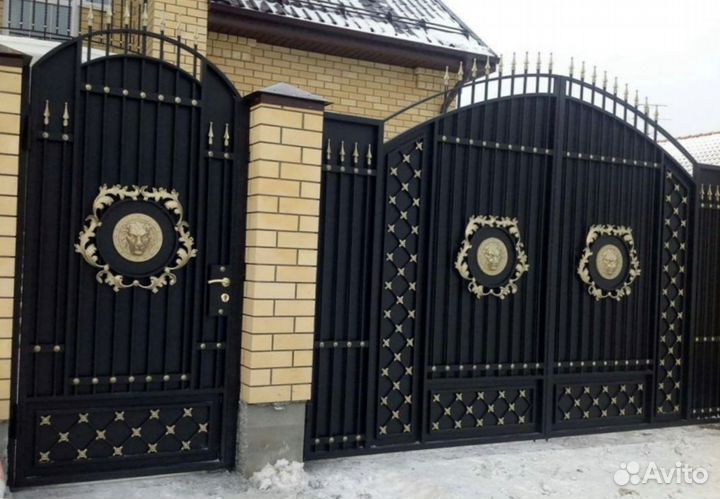 Кованные ворота с гарантией