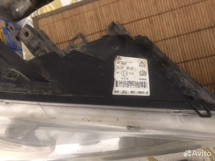 Передние фары на ford focus 2