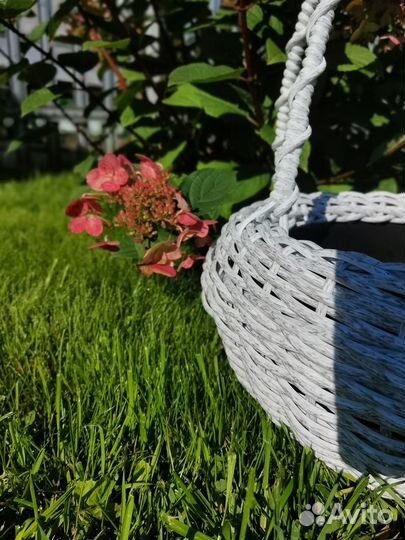 Кашпо-корзина