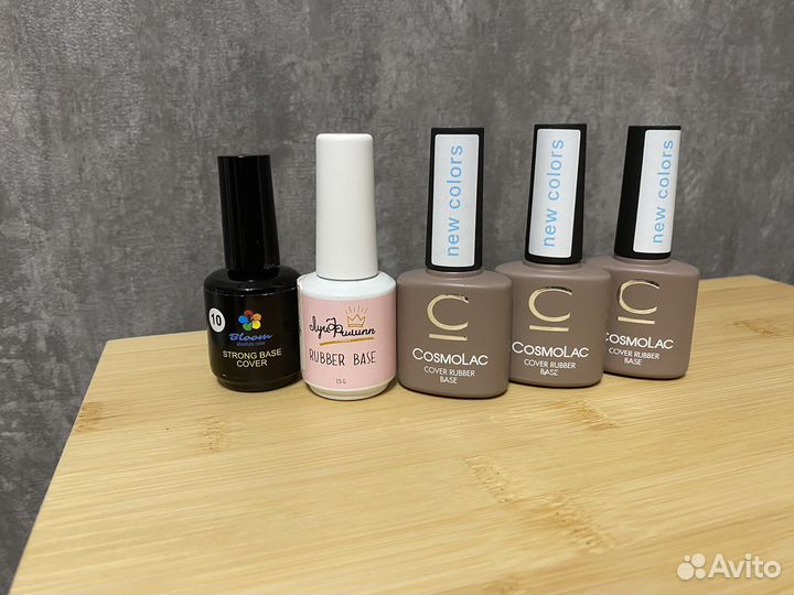 Цветные базы для ногтей
