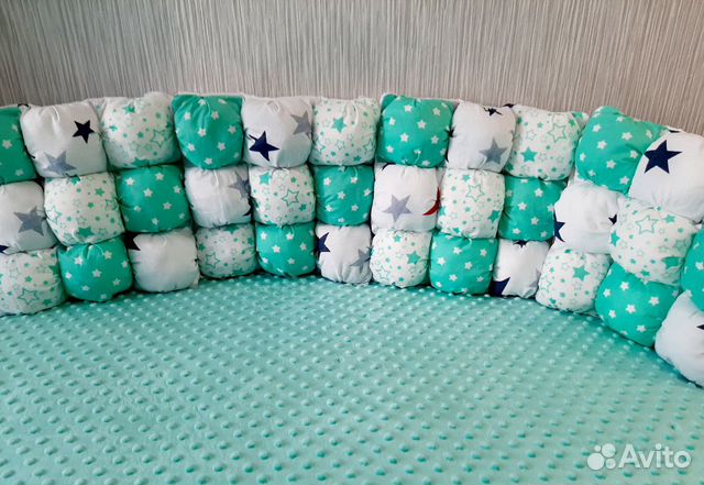 Бортики в кроватку бомбон