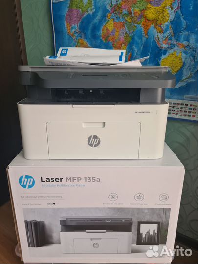 Принтер лазерный чб HP Laser MFP 135a