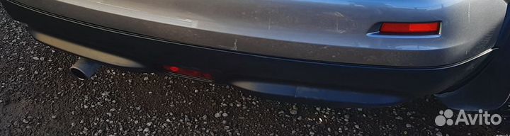 Задний бампер nissan juke нижняя накладка
