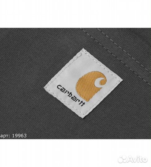 Футболка Carhartt pocket серая