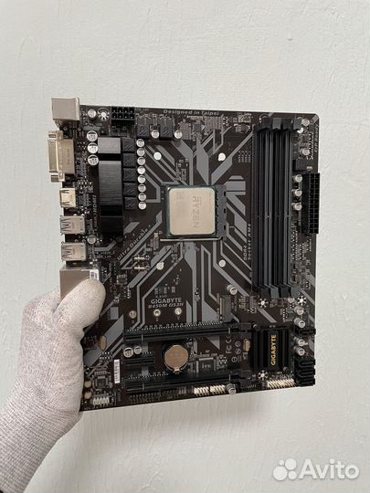 Материнская плата B450M / Ryzen 1600