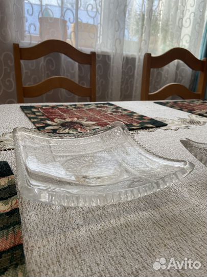 Хрустальные тарелки