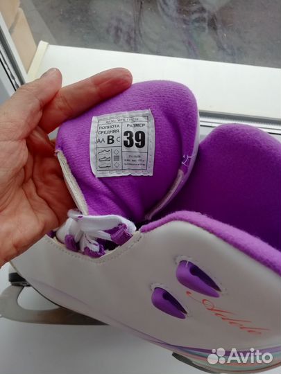 Коньки новые женские Nordway Adele 39 разм