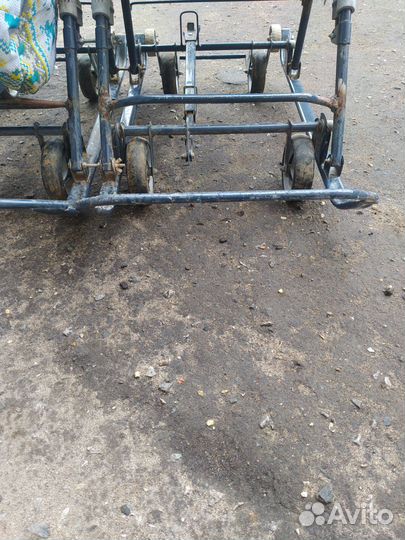 Санки на колесах для двойни