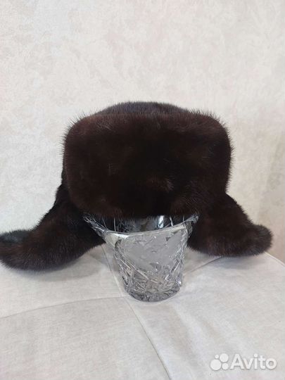 Норковая шапка мужская