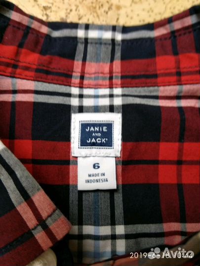 Рубашка Janie and Jack