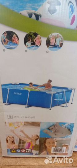 Новый каркасный бассейн intex