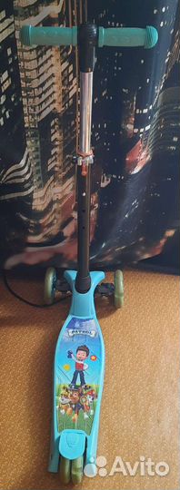 Самокат трехколесный Scooter Щенячий патруль