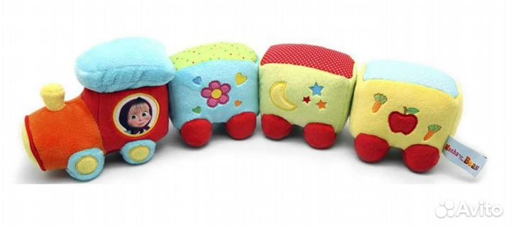Паровозик плюшевый Simba Маша и Медведь