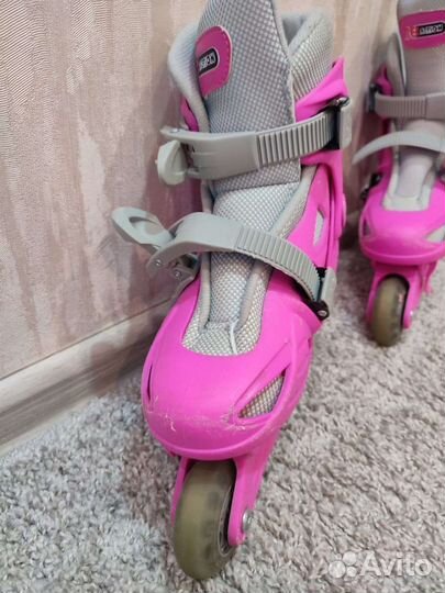 Роликовые коньки детские раздвижные