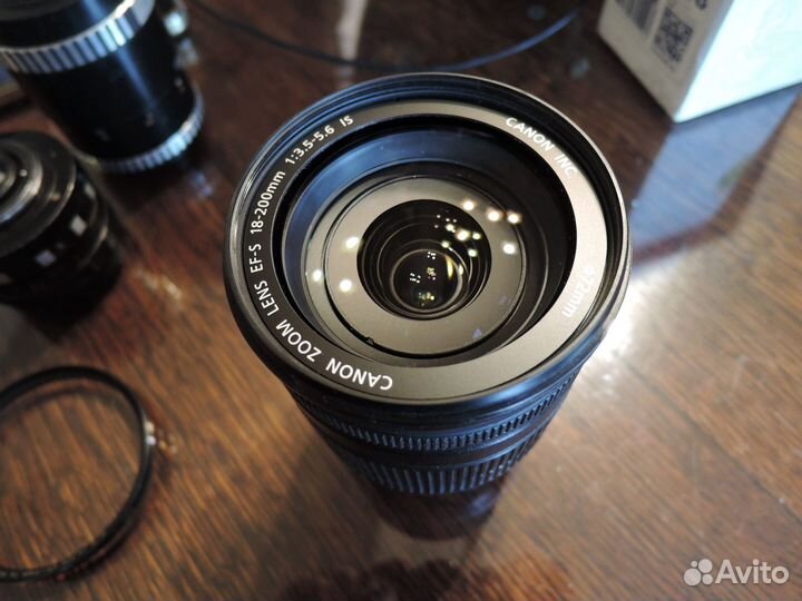 Объектив Canon zoom lens EF-S 18-200 mm 1:3.5-5.6