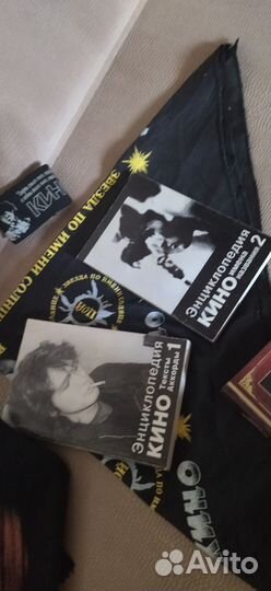 Виктор Цой книги, рюкзак, бандана и прочее