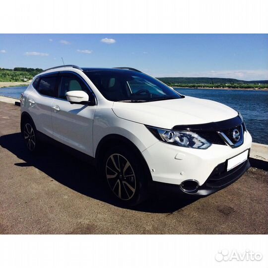 Дефлектор капота nissan qashqai