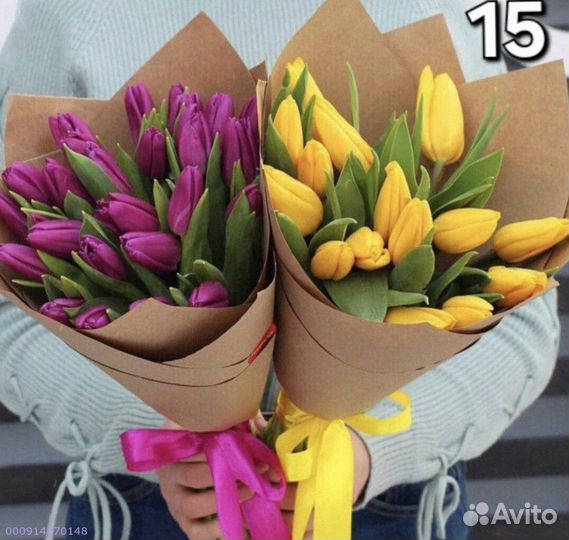 Букеты из тюльпанов (Арт.84520)