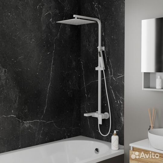 Душевая система DK матовый белый Bayern.Liszt (D