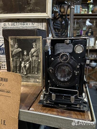 Фотоаппарат старинный, гармошка, Code, Германия