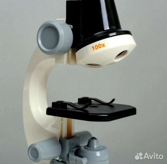 Микроскоп детский Юный учёный с подсветкой