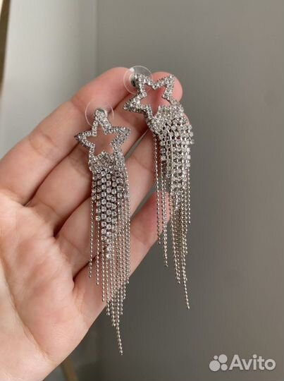 Серьги звезды