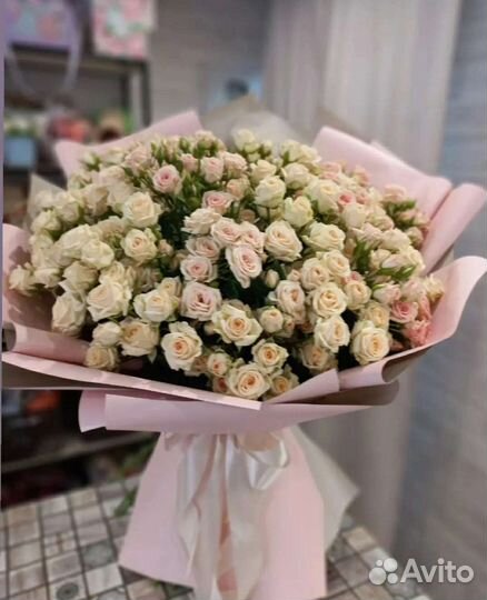 Роза 55, 101 букеты-гиганты