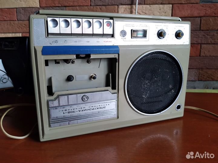 Магнитофон кассетный электроника 302 -1 СССР