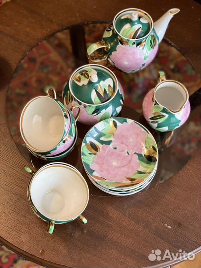 Чайный Сервиз СССР дулево фарфор