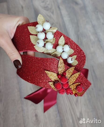 Ободок кокошник осень