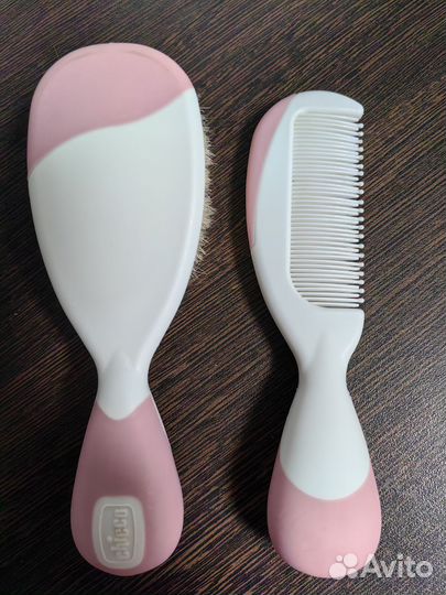 Расческа и щётка Chicco для новорождённого