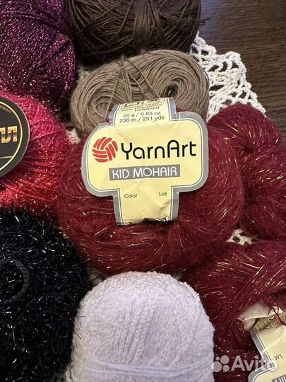 Нитки для вязания, набор для творчества