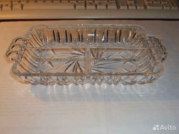 Менажницы стекло винтаж СССР и чсср