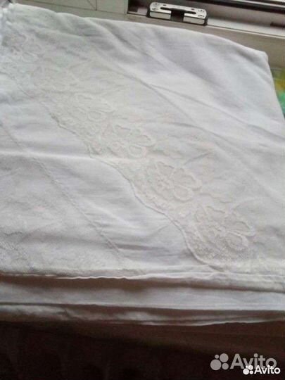 Пододеяльник, простыни, наволочки х/б СССР