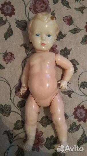 Кукла пупс, целлулоид, СССР, окх, 1940-50-е гг