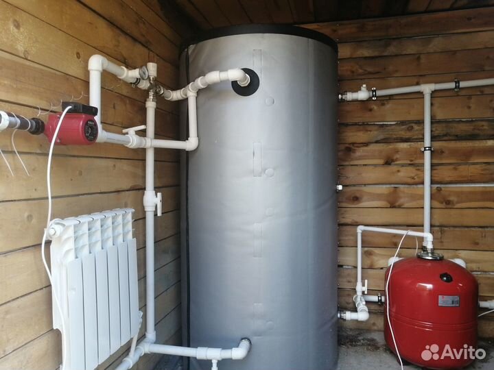 Монтаж отопления, водопровода. канализации