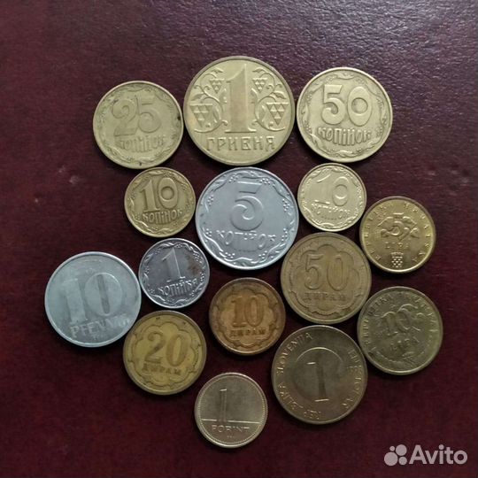 Набор иностранных монет