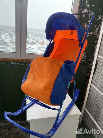 Коляска санки