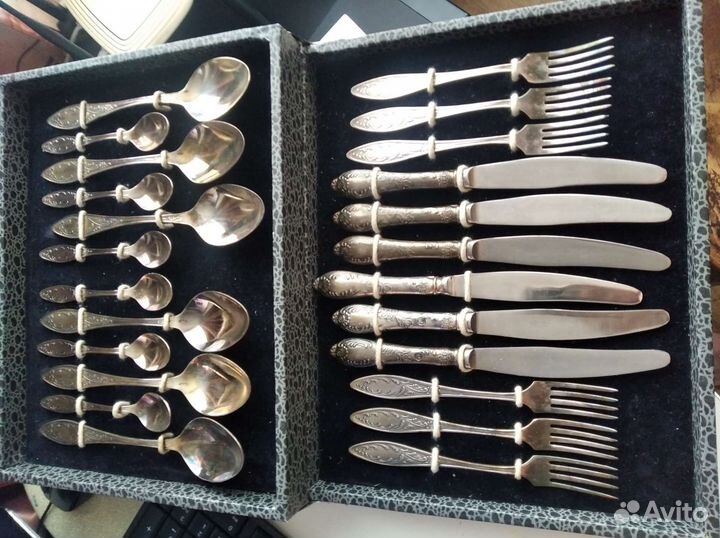 Столовые приборы из мельхиора