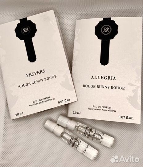 Миниатюры семплы Allegria Vilhelm Parfumerie Idole