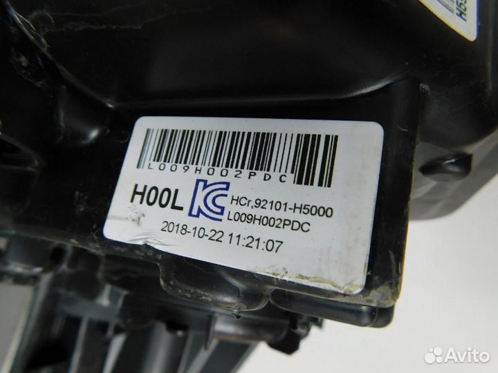 Фара левая Hyundai Solaris