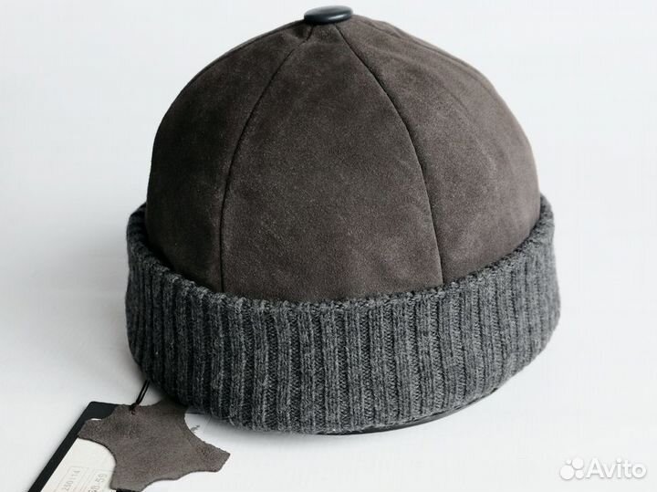 Шапка с подворотом 