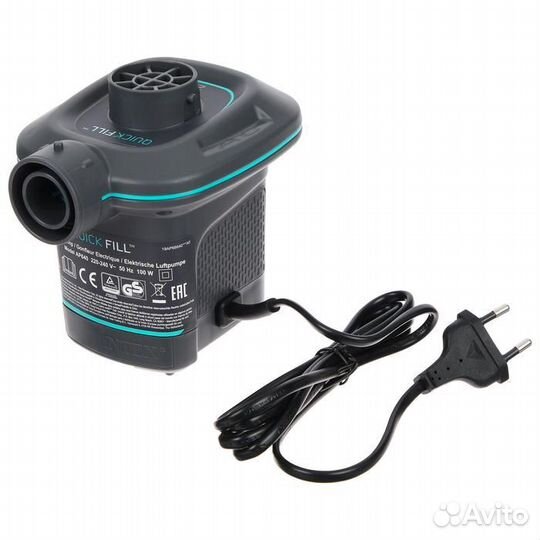 Насос электрический, 3 насадки, 220-240V, 66640