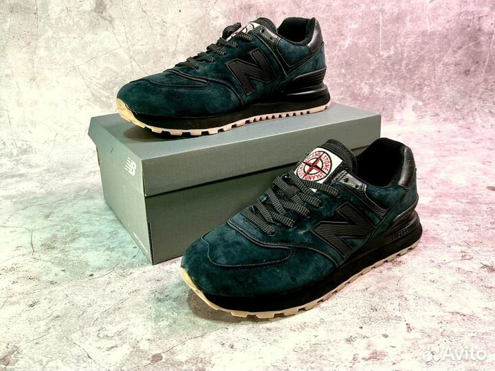 Кроссовки New Balance 574 Stone Island надежные