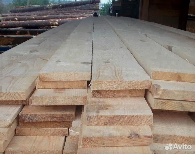 Доска обрезная 1 и 2 сорт быстрая доставка
