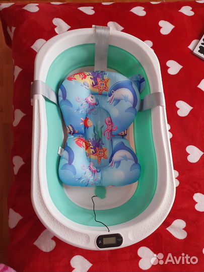 Детская ванночка для купания складная