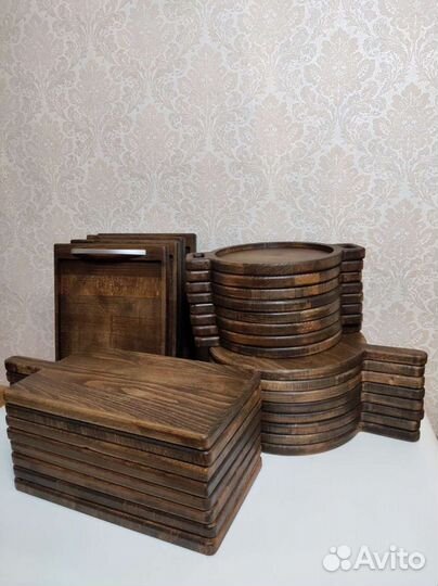 Деревянная посуда для дома и заведений