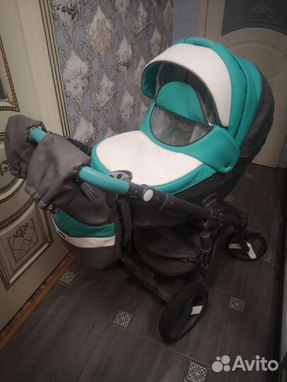 Коляска adamex 3 в 1 бу