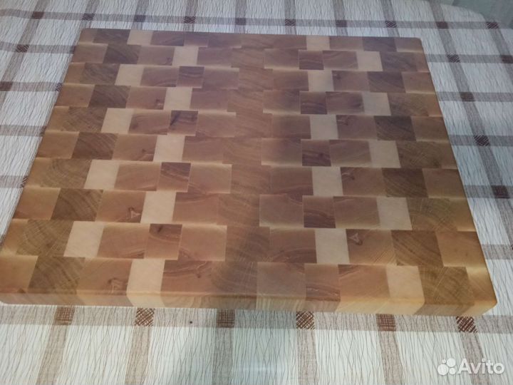 Массивная разделочная торцевая доска