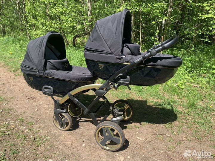 Коляска для двойни 2 в 1